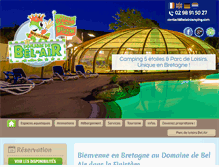 Tablet Screenshot of belaircamping.com
